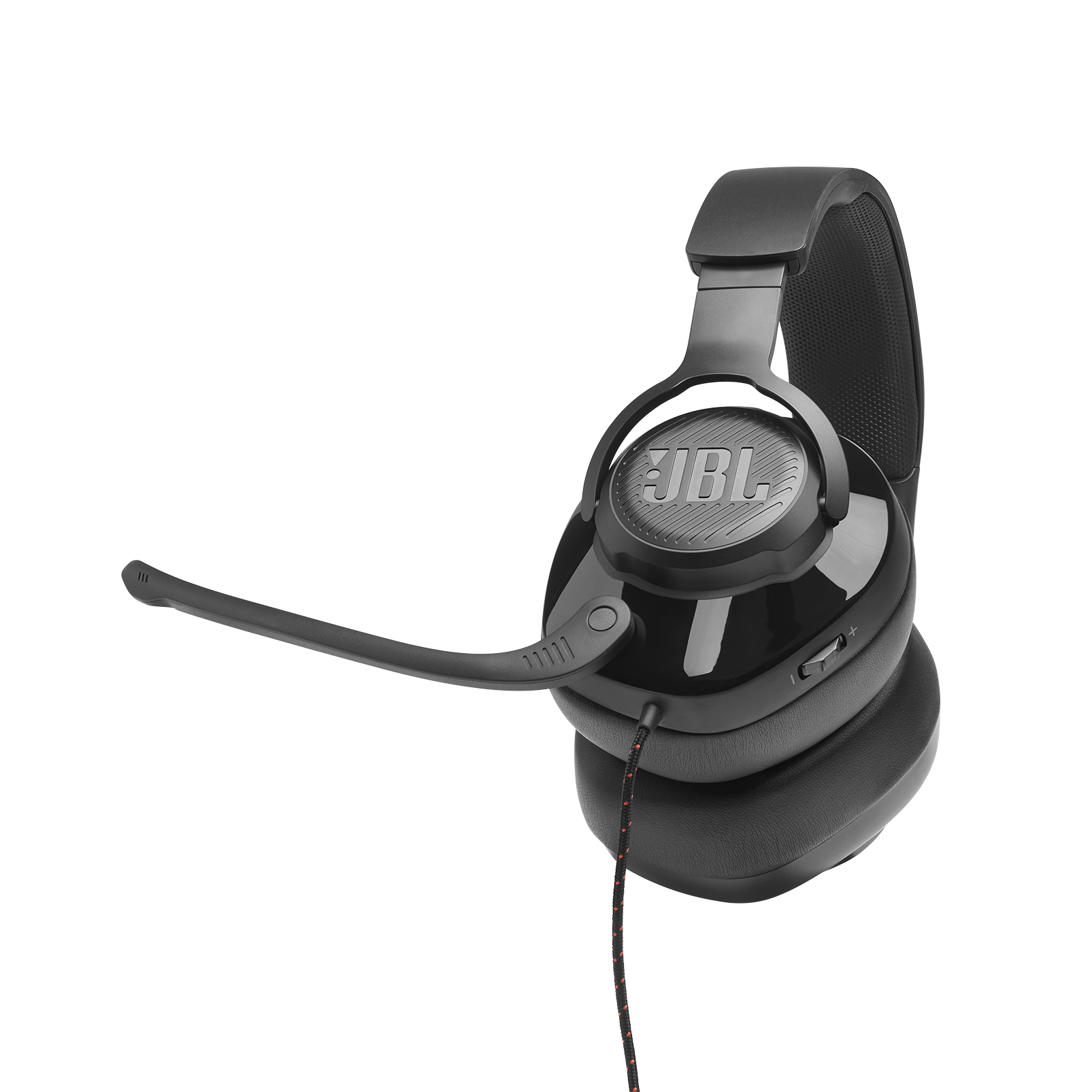JBL Quantum 200 - Black - Wired over-ear gaming headset with flip-up mic - Detailshot 8